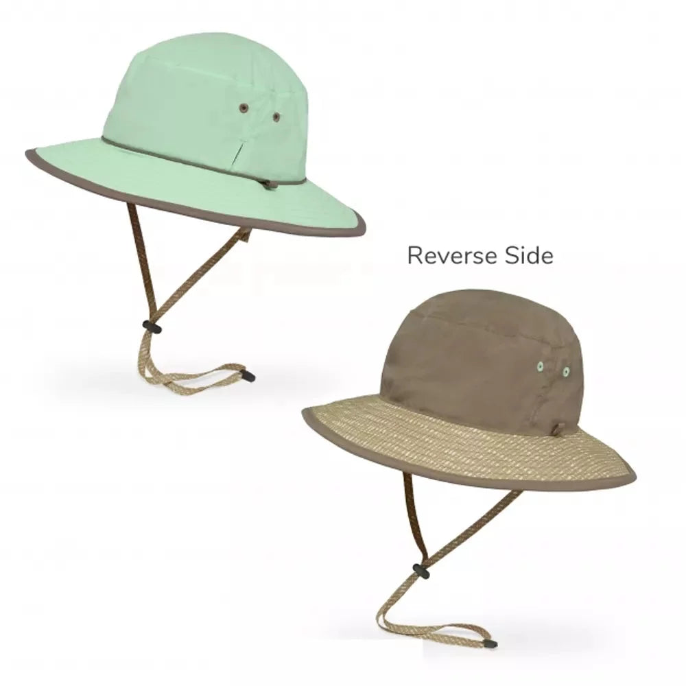 Sunday Afternoons Daydream Bucket Hat Vapor Blue/Natural Grass Mat S/M Womens Hat – Image 1