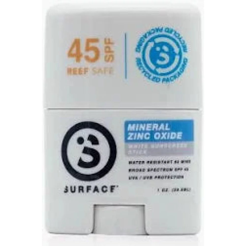 Surface SPF45 Zinc Oxide Facestick .5oz White – Image 1