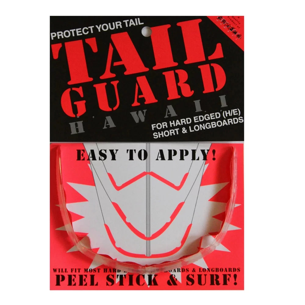 SurfCo Hard Edge Tail Guard Kit Clear Surf Accessory – Image 1