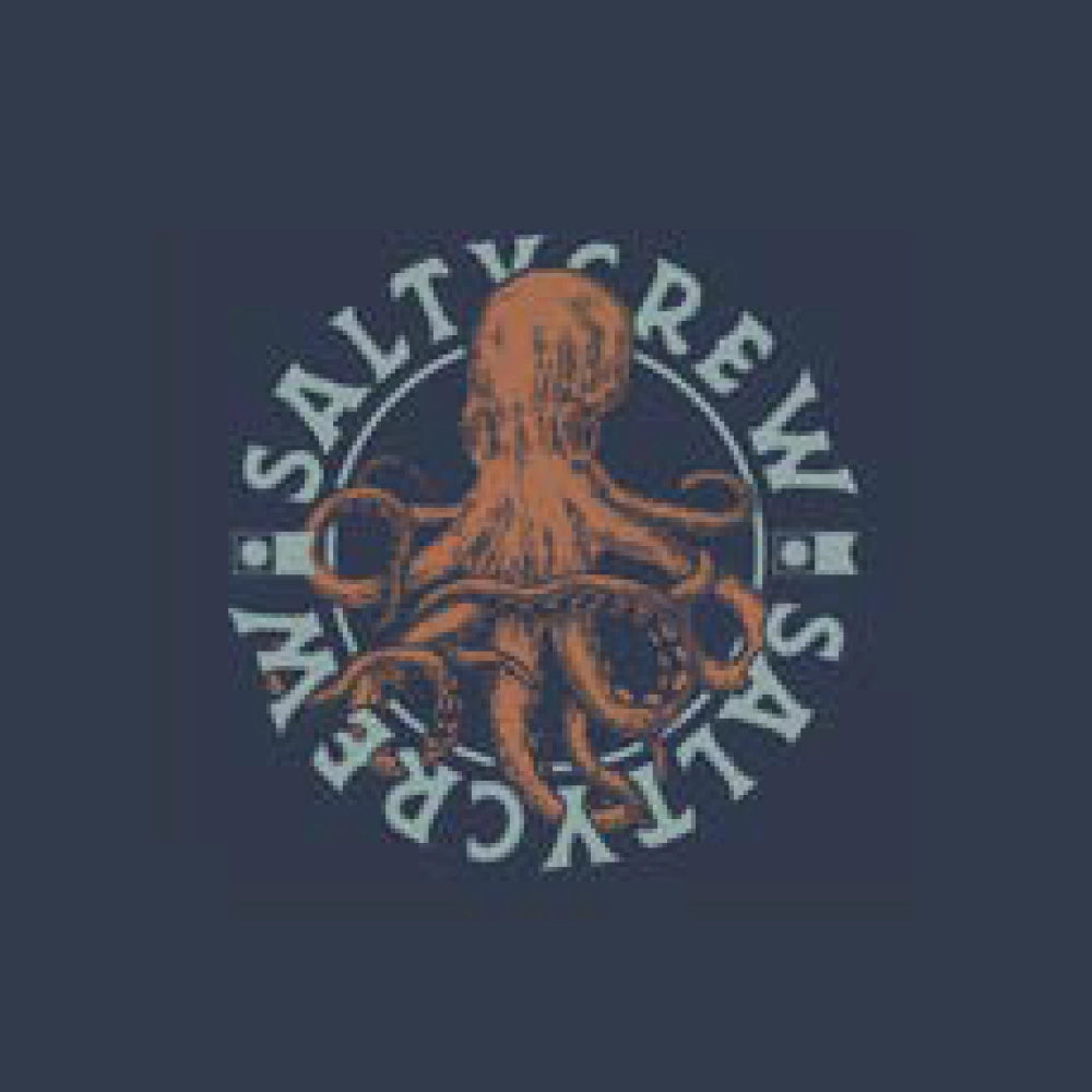 Salty Crew Men's Tentacles Premium Short Sleeve Tee Navy Large