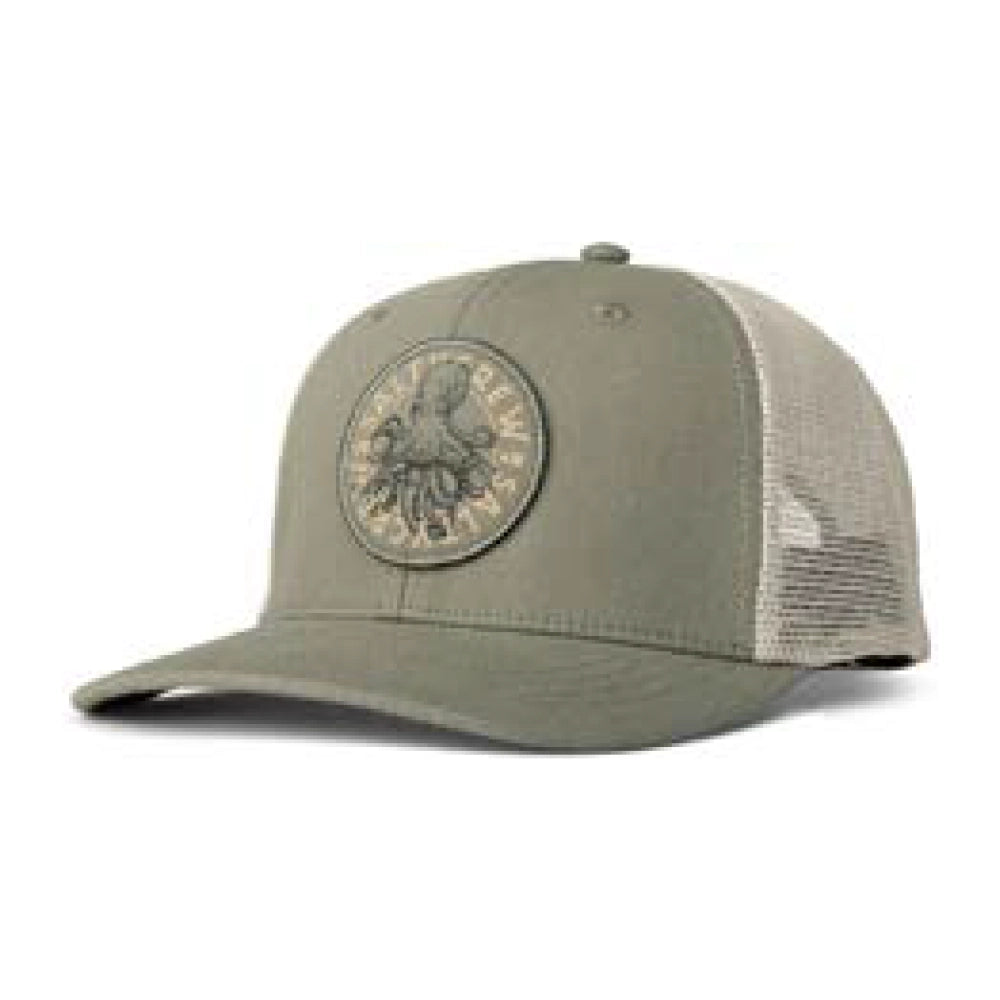 Salty Crew Tentacles Retro Trucker Faded Olive