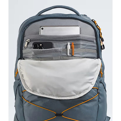 The North Face Borealis Granite Grey-Dust Orange Backpack – Image 2
