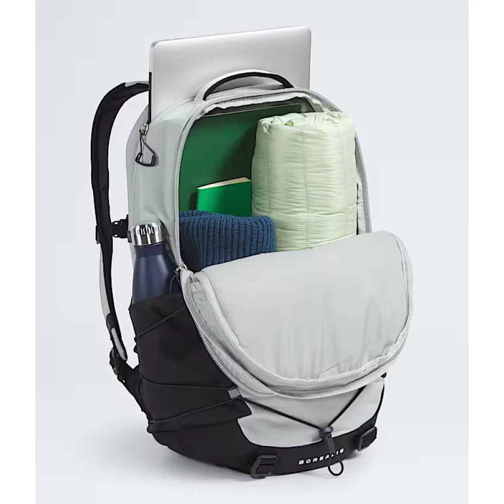 The North Face Borealis Tin Grey Dark Heather/Asphalt Grey/TNF Black Backpack – Image 4