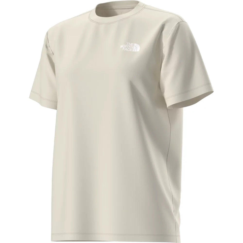 The North Face Evolution Simple Dome Relaxed Short-Sleeve Tee - White Dune Womens Shirt – Image 1
