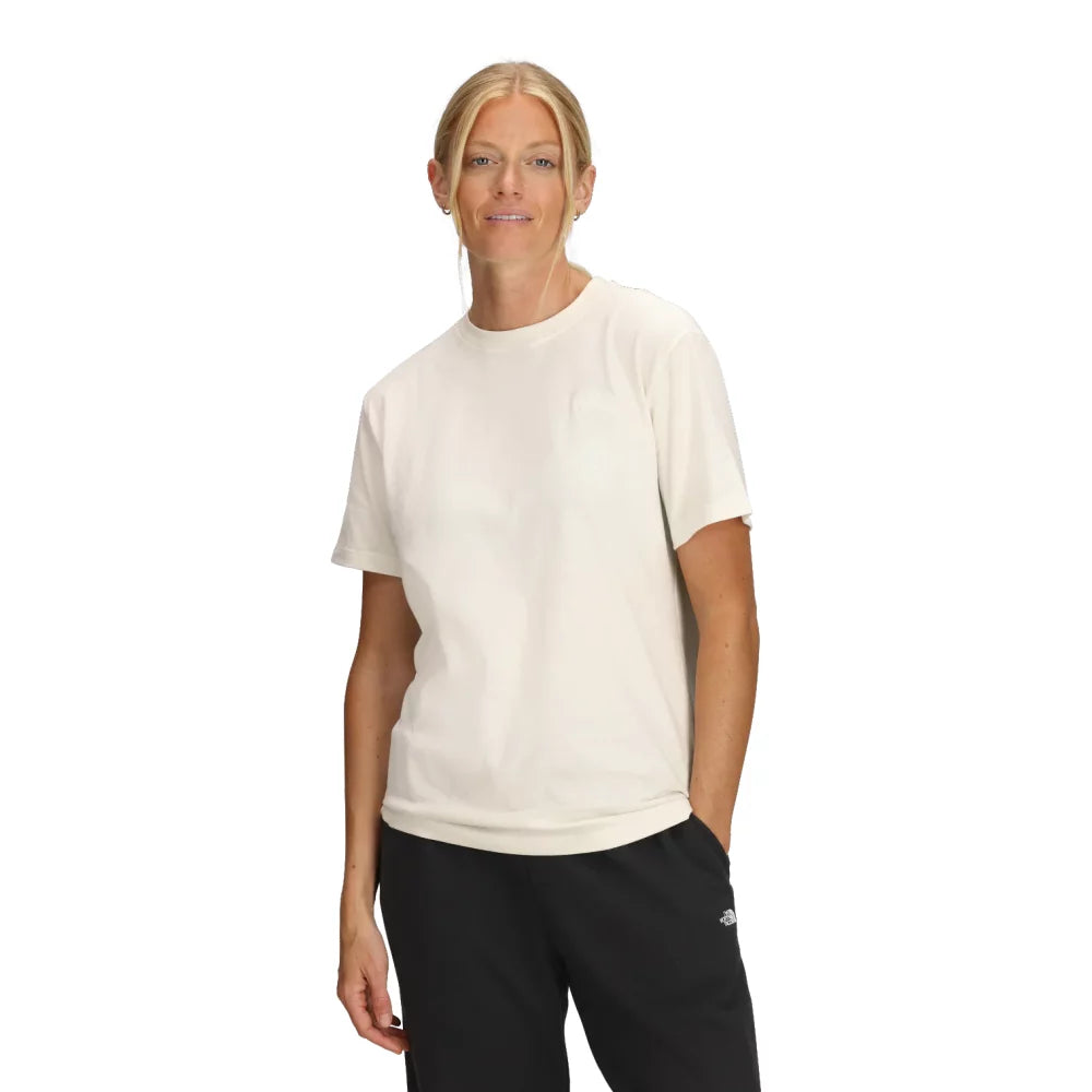The North Face Evolution Simple Dome Relaxed Short-Sleeve Tee - White Dune Womens Shirt – Image 2