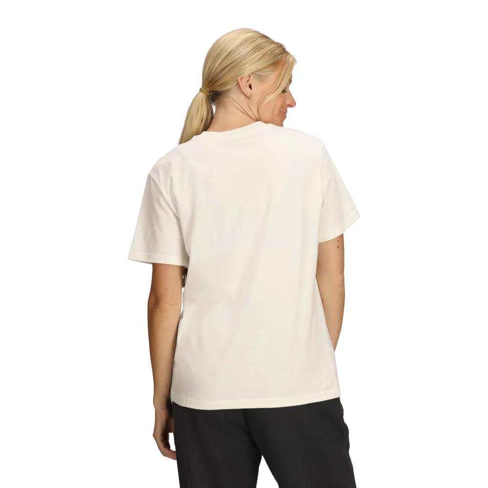 The North Face Evolution Simple Dome Relaxed Short-Sleeve Tee - White Dune Womens Shirt – Image 3