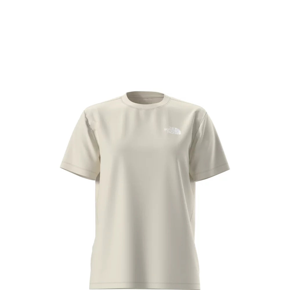The North Face Evolution Simple Dome Relaxed Short-Sleeve Tee - White Dune Womens Shirt – Image 4