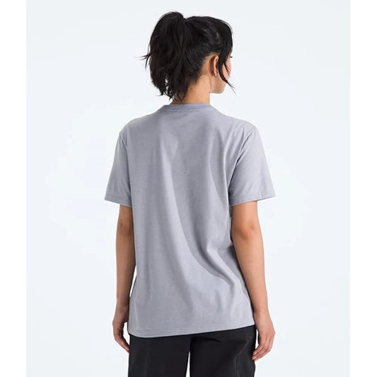 The North Face Tri-Blend Tee Light Grey Heather Womens Shirt – Image 2