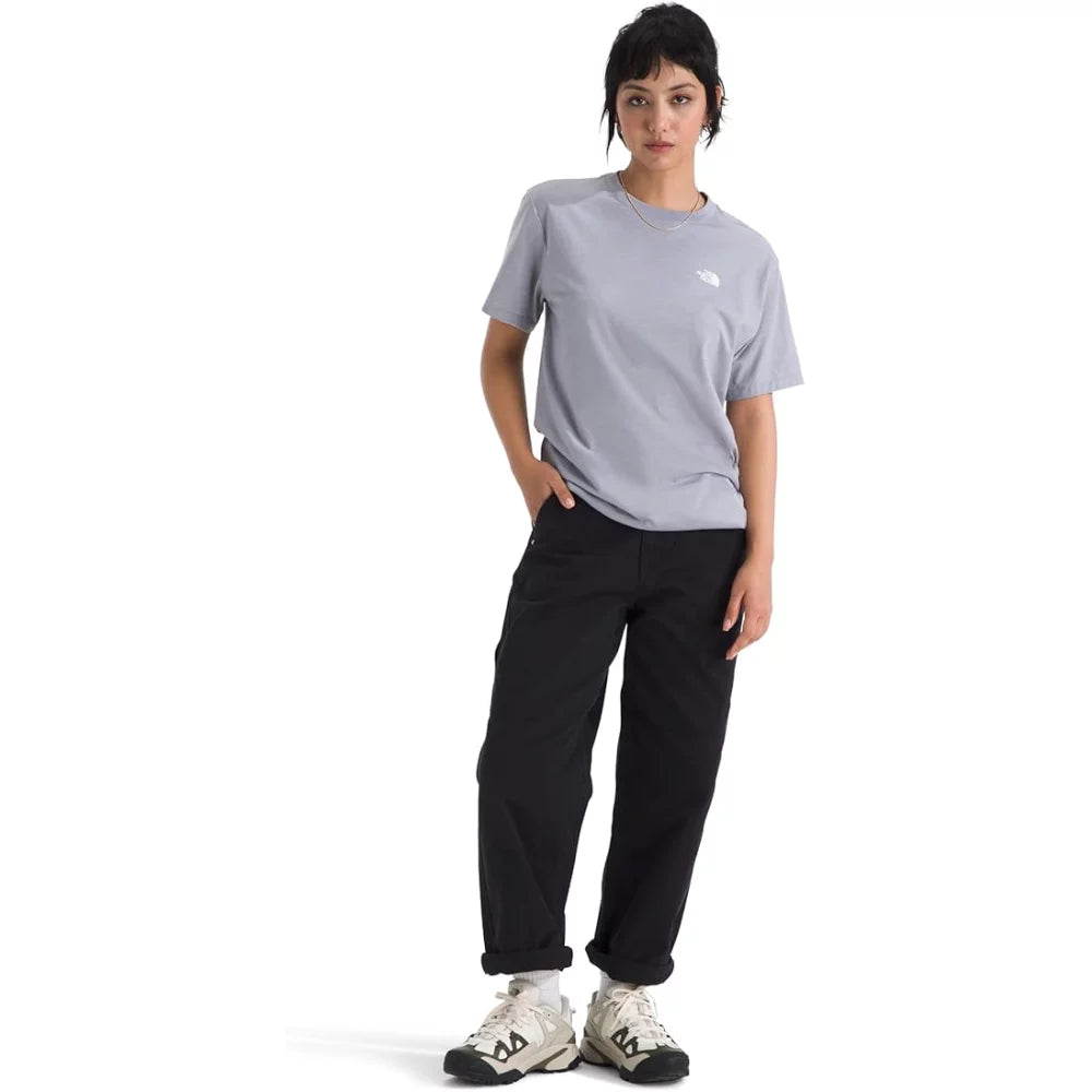 The North Face Tri-Blend Tee Light Grey Heather Womens Shirt – Image 4