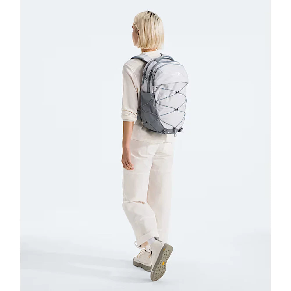 The North Face Women's Borealis TNF White Metallic Mélange/Mid Grey Backpack – Image 5