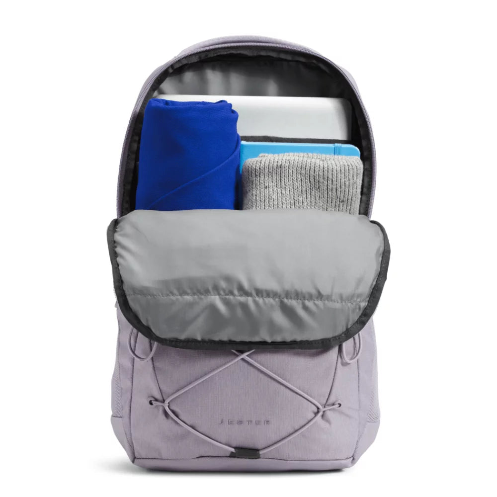 The North Face Women’s Jester Backpack - 27L - Minimal Grey Dark Heather/Minimal Grey-NPF – Image 4