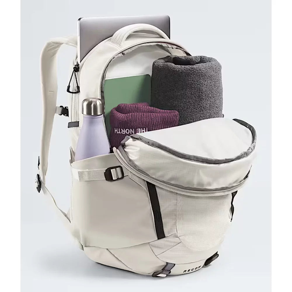The North Face Women’s Recon Backpack White Dune/TNF Black – Image 5