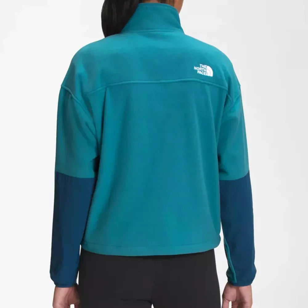 The North Face Women's TKA Kataka Quarter Zip Fleece Monterey Blue Large Womens sweater – Image 2
