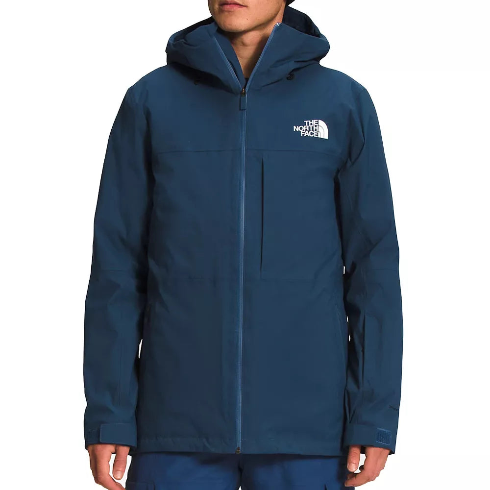 The North Face Men's ThermoBall Eco Snow Triclimate Jacket Shady Blue/Summit Navy Small