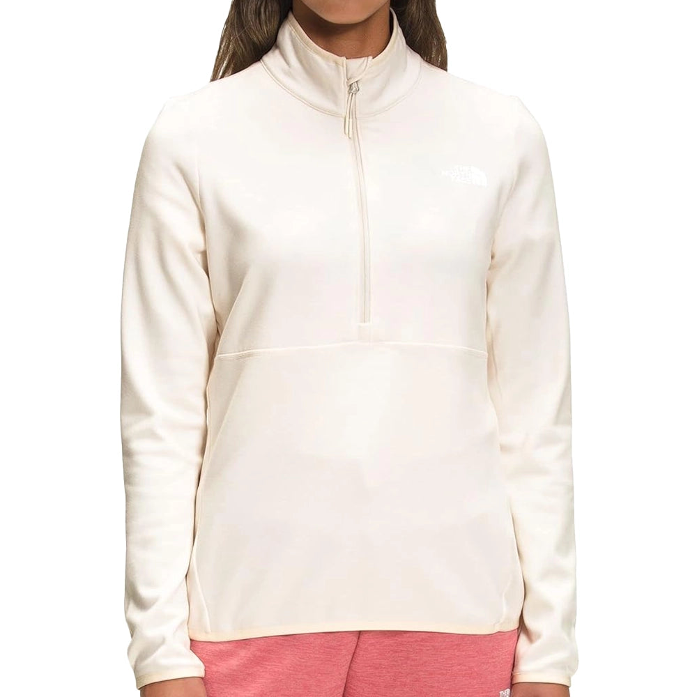 The North Face Women's Canyonlands 1/4 Zip Jacket Gardenia White Heather XS