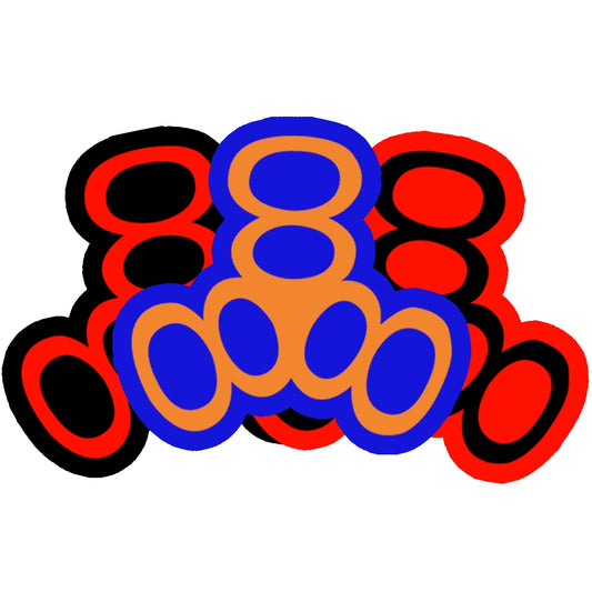 Triple 8 3" Logo Vinyl Decal Sticker