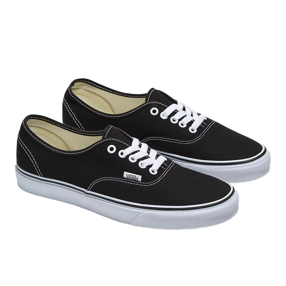 Vans Authentic Classic Shoes Black Mens Shoes – Image 1