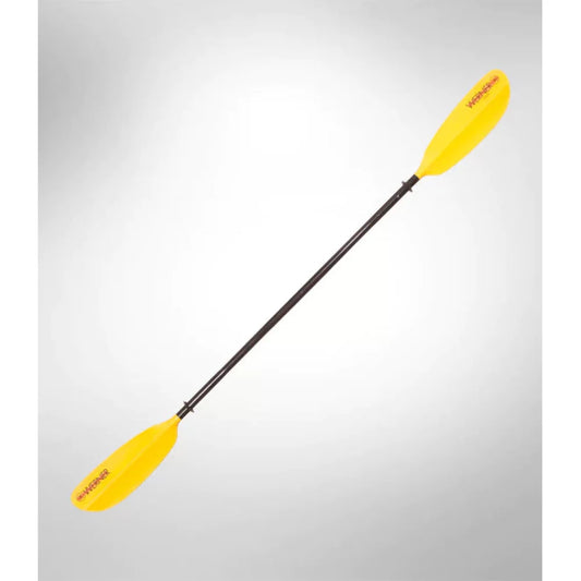 Werner Skagit Fiberglass Standard Shaft Kayak Paddle Yellow 230 – Image 1