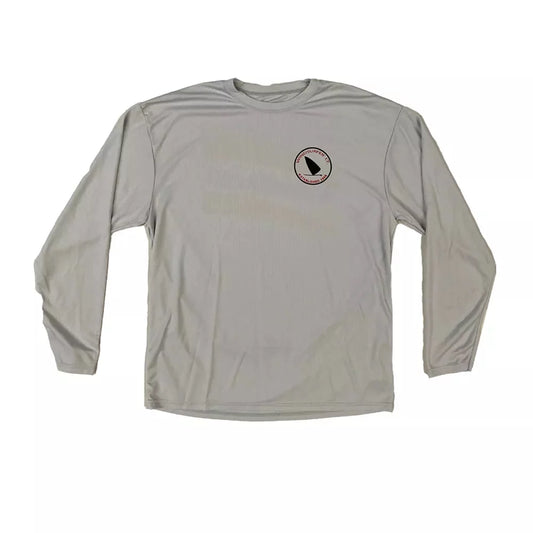 Windsurfer Long Sleeve Sun Shirt Silver Large Mens Rashguard – Image 1