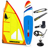 Windsurfer LT Race Board With Complete 5.7 Sail Rig Windsurfing Complete Package – Image 1
