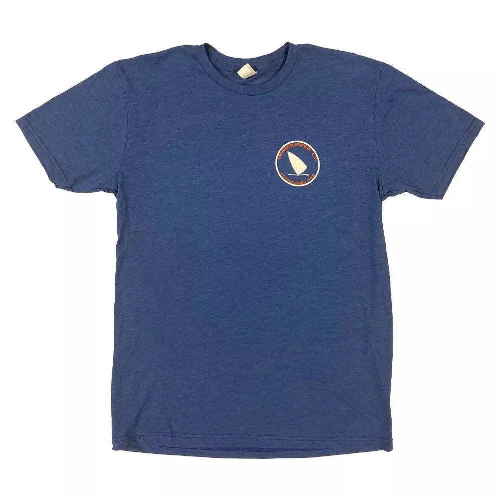 Windsurfer Tee Shirt Blue Medium Mens Shirts – Image 1