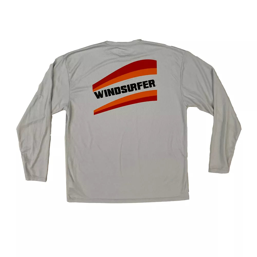 Windsurfer Long Sleeve Sun Shirt Silver