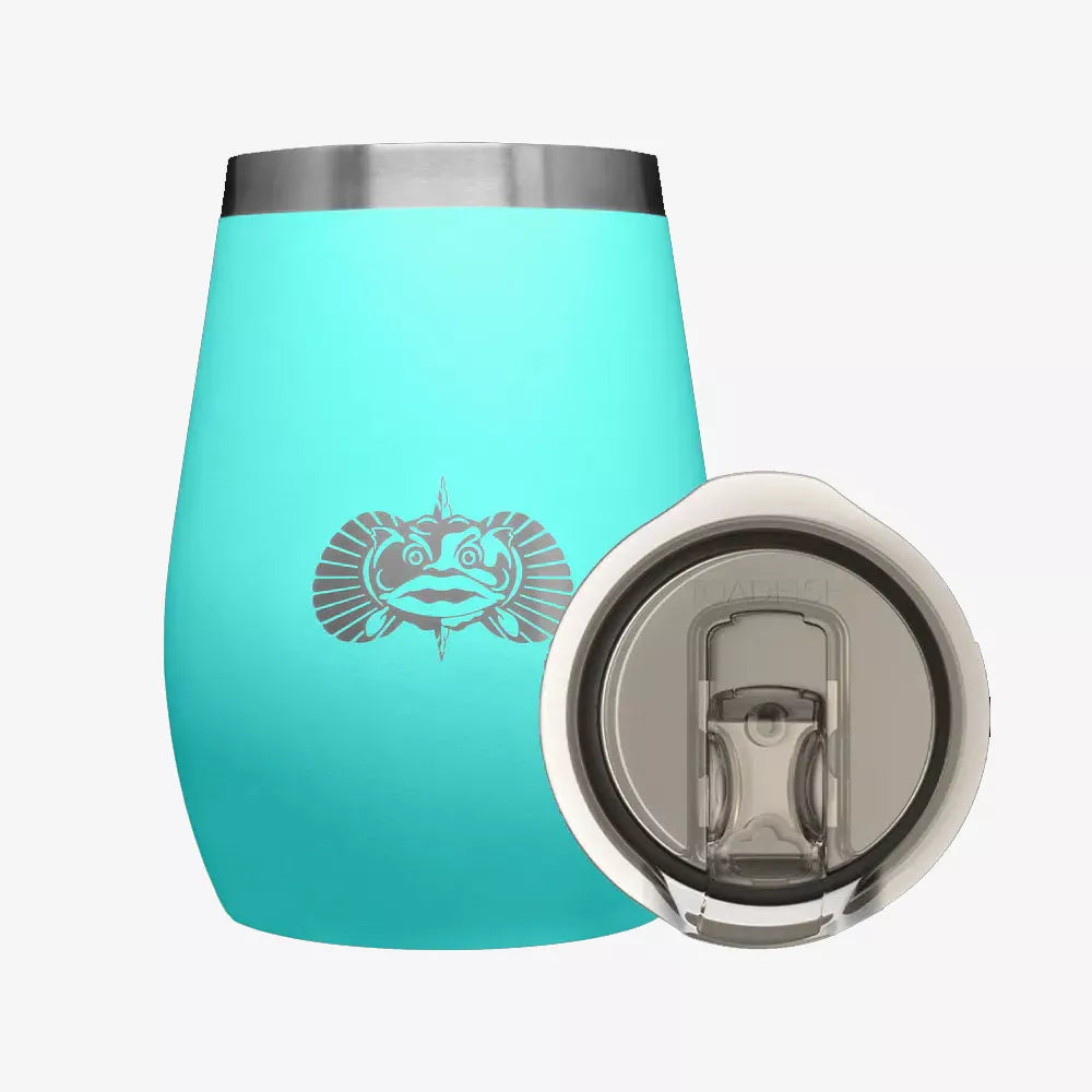 Toadfish 10oz Wine Tumbler Teal