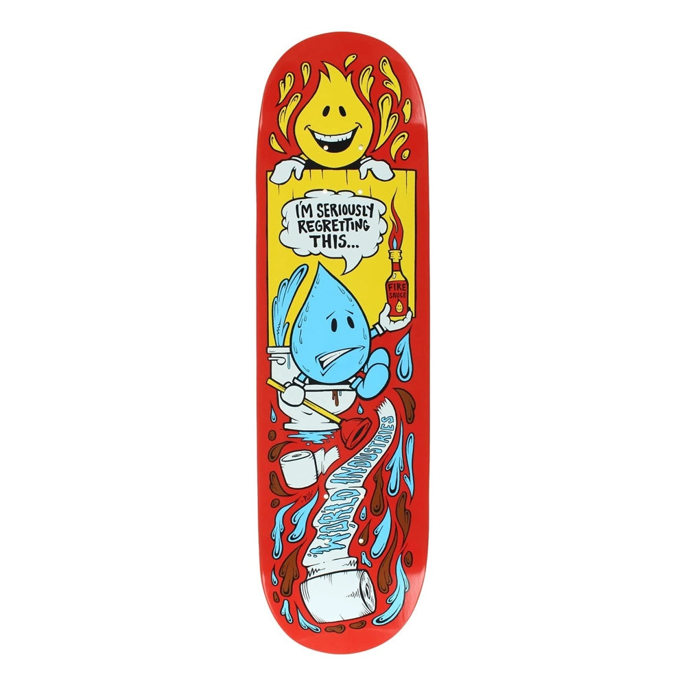 World Industries Wet Willy Regrets 8.3 Skateboard Deck