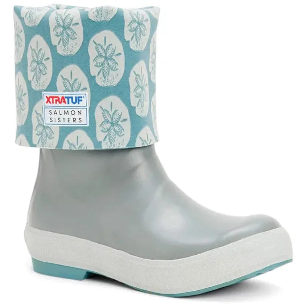 Xtratuf Women's Salmon Sisters 15 in Legacy Boot, Gray Womens Shoes – Image 1