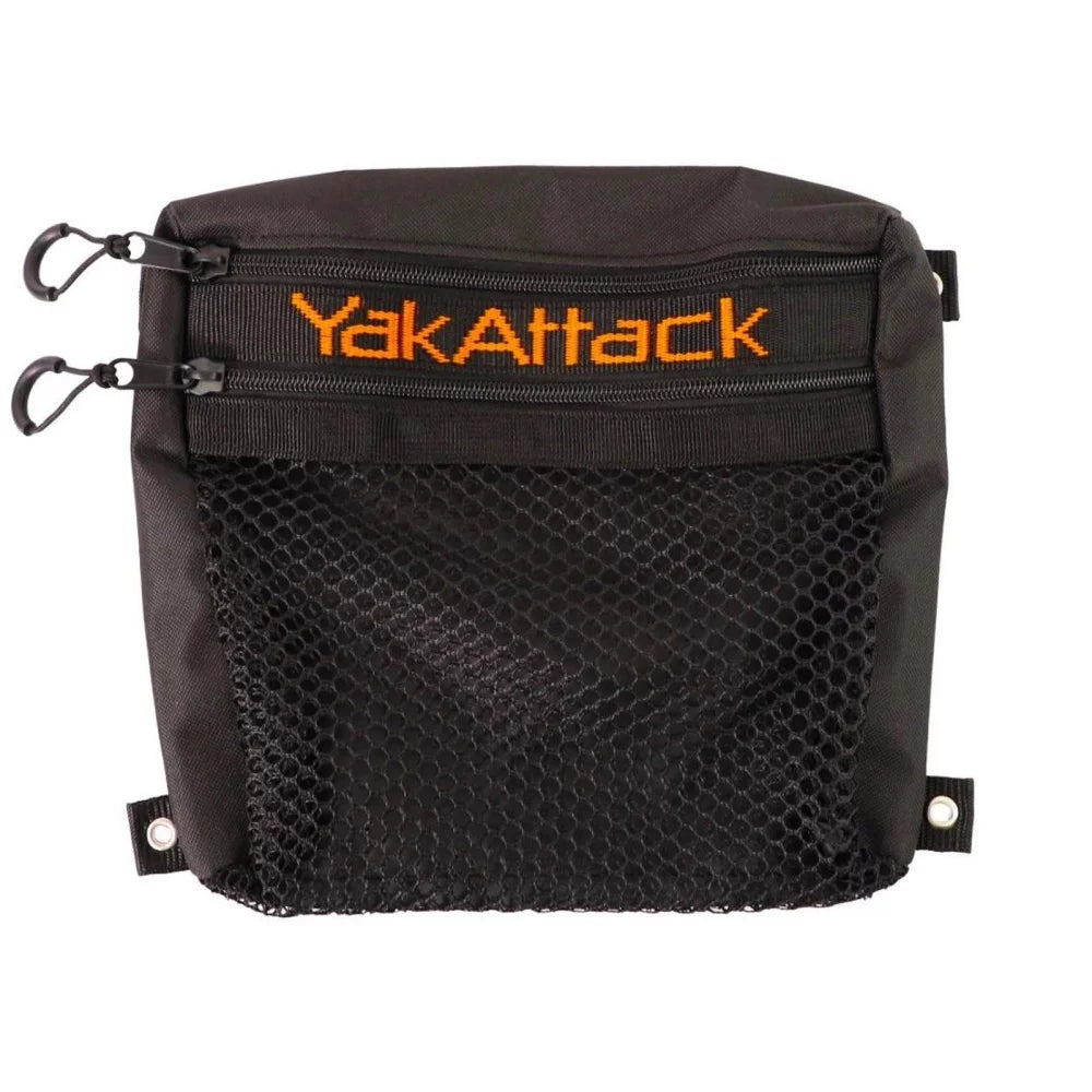 YakAttack 13" Dual Compartment Mesh Storage Bag for the BlackPak Pro Kayak Deck Rigging – Image 1