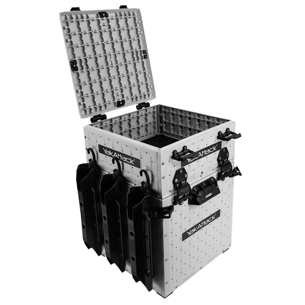 YakAttack 13x13 ShortStak Upgrade Kit for BlackPak Pro, Overcast Grey Kayak Fishing Accessory – Image 5