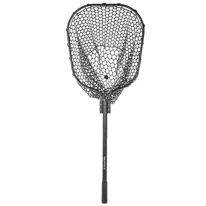 YakAttack 16” x 19” Landing Net with 24” Long Telescoping Handle and Rubber Netting, Black Kayak Deck Rigging – Image 2