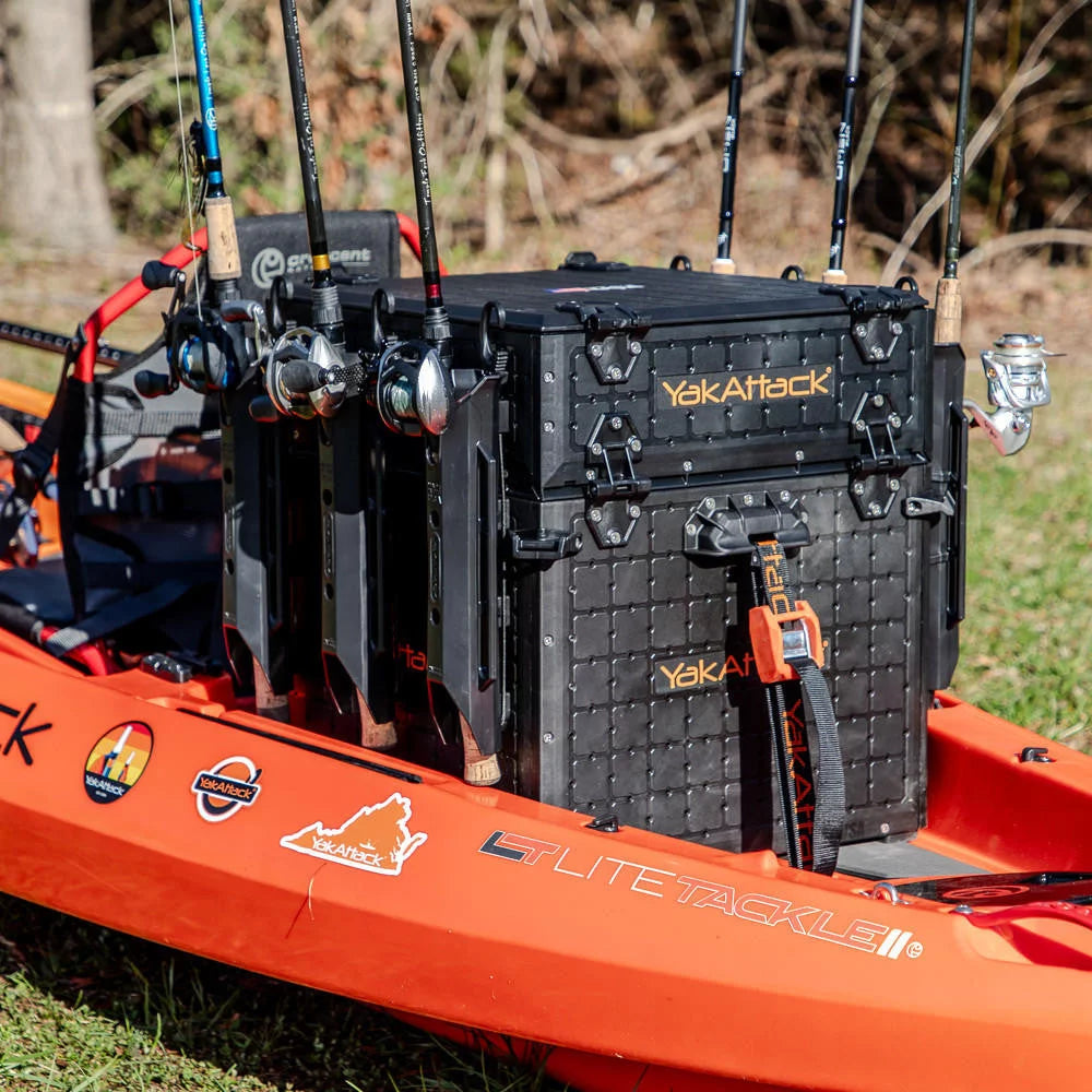 YakAttack 16x16 ShortStak Upgrade Kit for BlackPak Pro, Black Kayak Fishing Accessory – Image 5