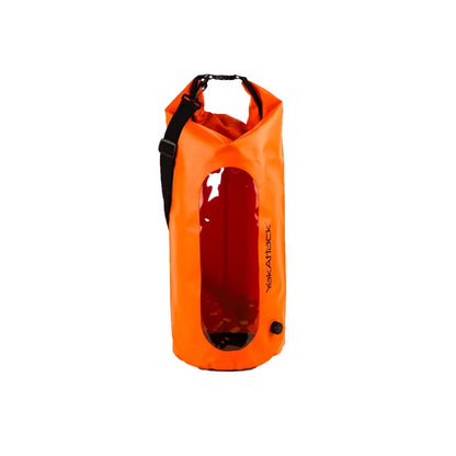 YakAttack 30L Roll-Top Drybag with Air Valve, Orange Dry Bag – Image 3