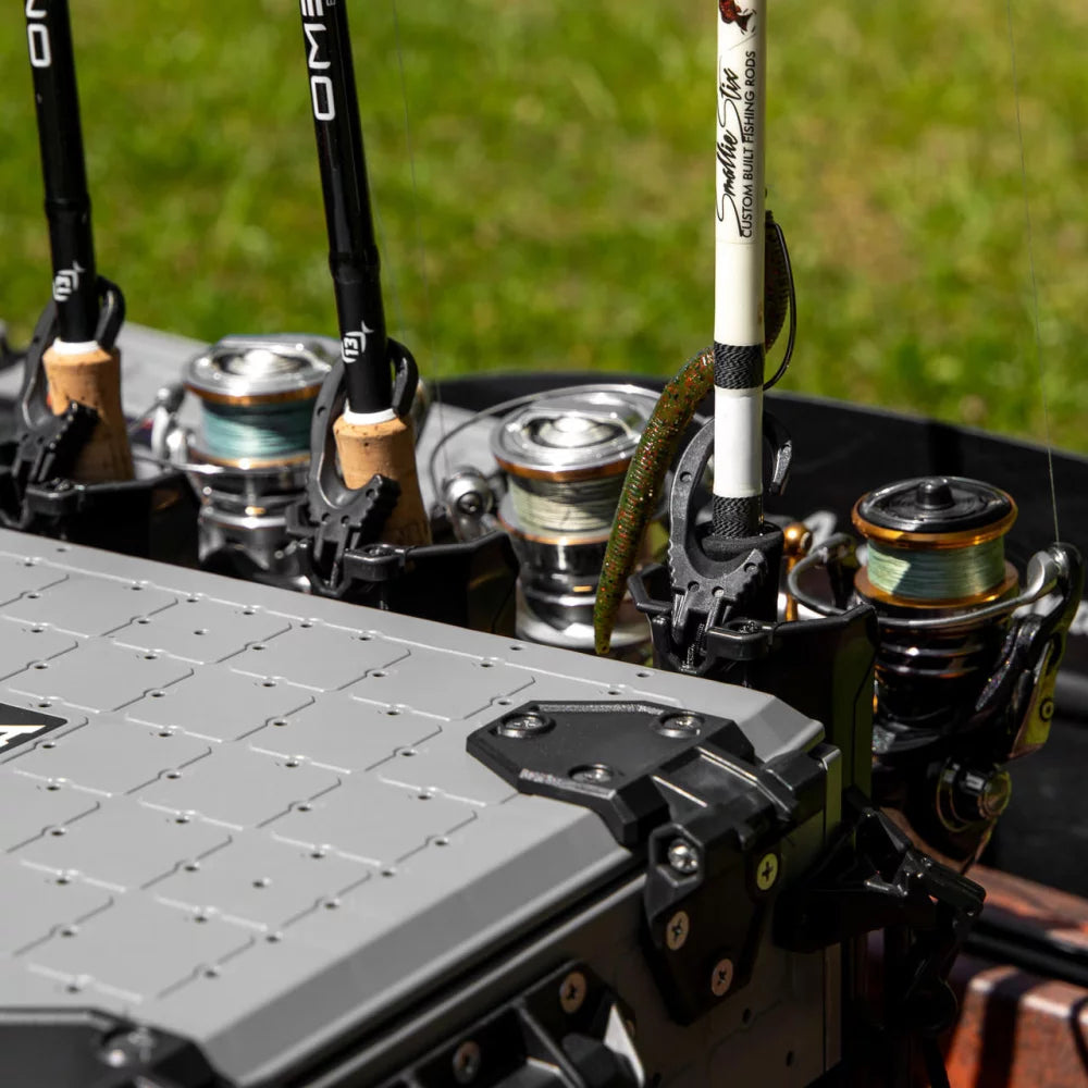 YakAttack BlackPak Pro Kayak Fishing Crate - 13" x 13", Battleship Grey Kayak Fishing Accessory – Image 1