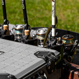 YakAttack BlackPak Pro Kayak Fishing Crate - 13" x 13", Battleship Grey Kayak Fishing Accessory – Image 1