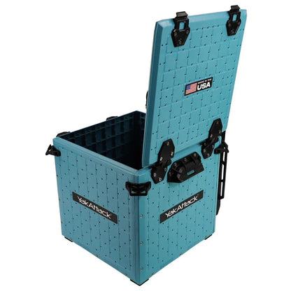 YakAttack BlackPak Pro Kayak Fishing Crate - 13" x 13", Jetty Blue Kayak Fishing Accessory – Image 7