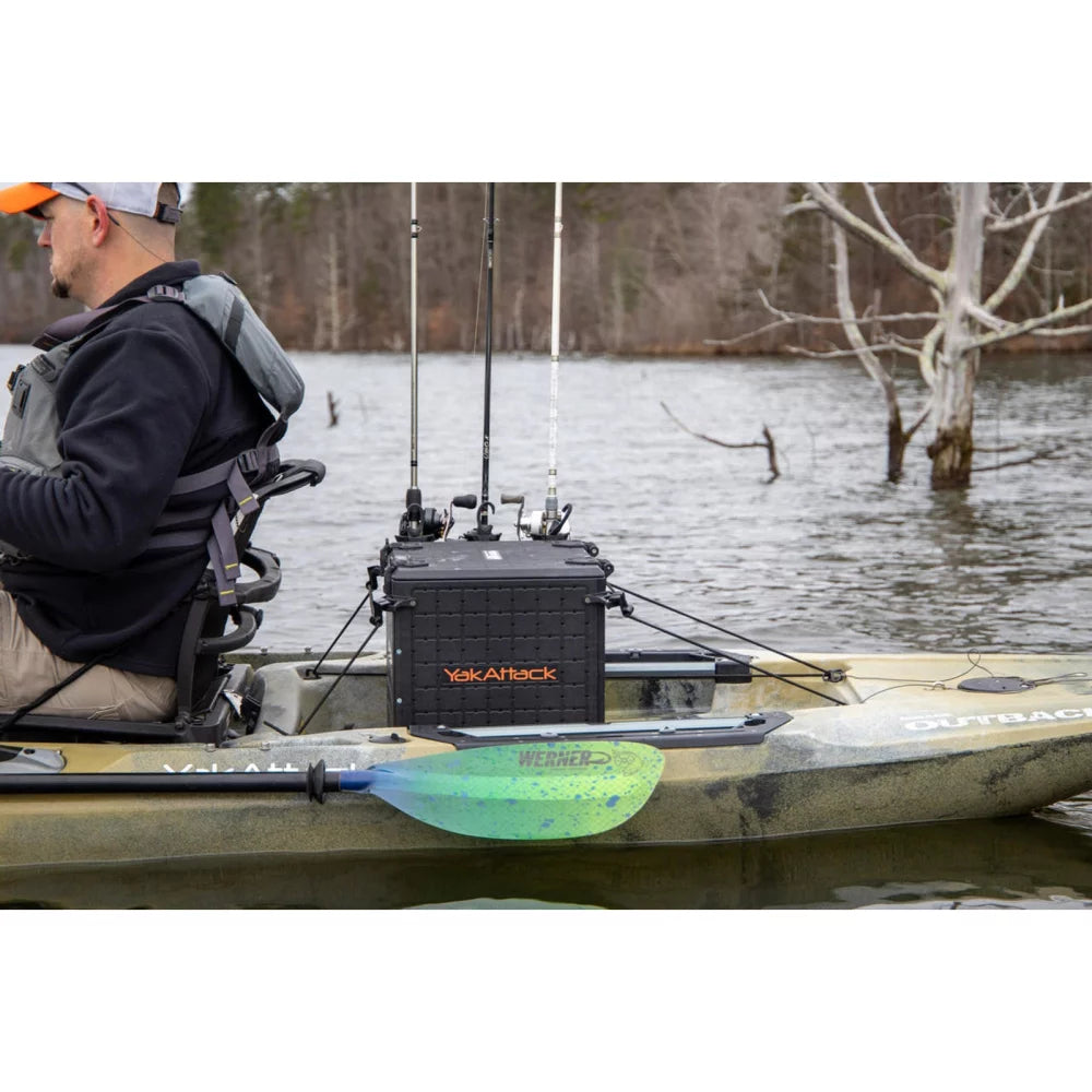 YakAttack BlackPak Pro Kayak Fishing Crate - 13" x 13" Kayak Fishing Accessory – Image 10