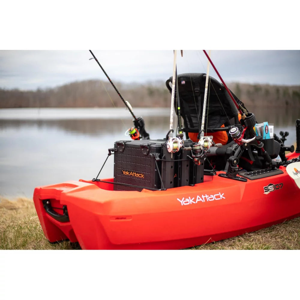 YakAttack BlackPak Pro Kayak Fishing Crate - 13" x 13" Kayak Fishing Accessory – Image 5