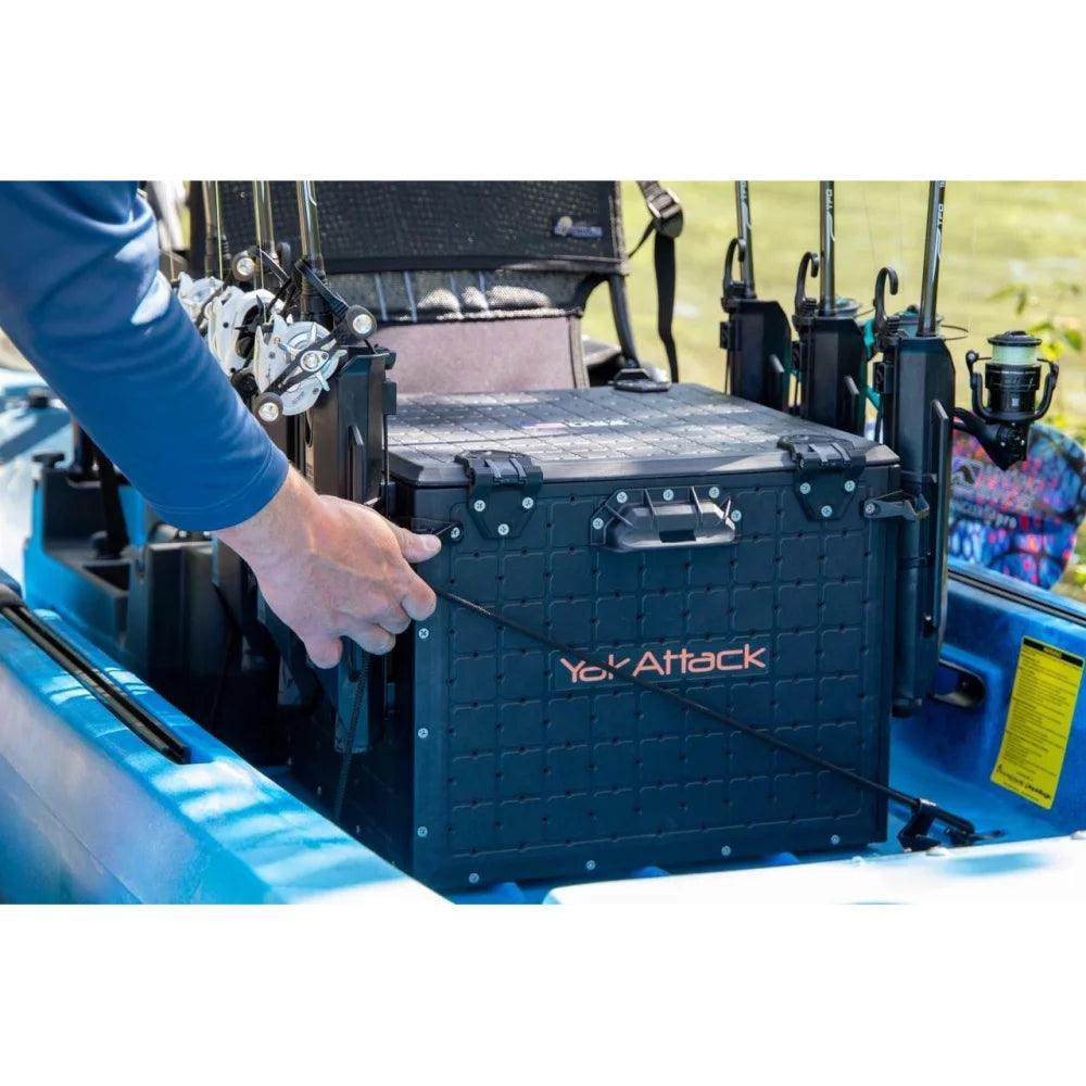 YakAttack BlackPak Pro Kayak Fishing Crate - 16" x 16" Kayak Fishing Accessory – Image 10