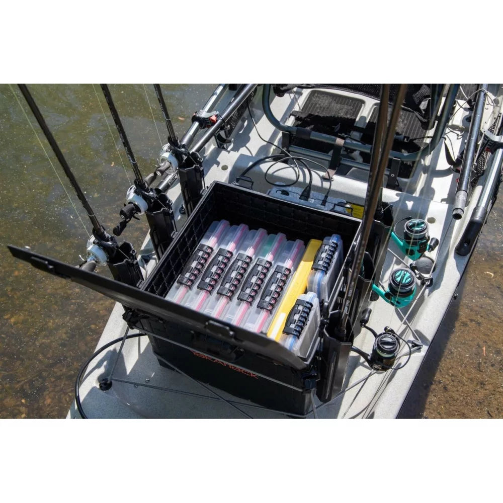 YakAttack BlackPak Pro Kayak Fishing Crate - 16" x 16" Kayak Storage – Image 2