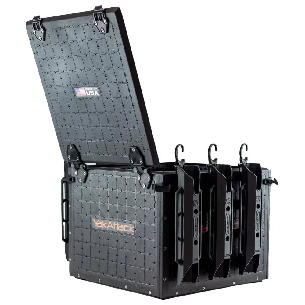 YakAttack BlackPak Pro Kayak Fishing Crate - 16" x 16" Kayak Storage – Image 9