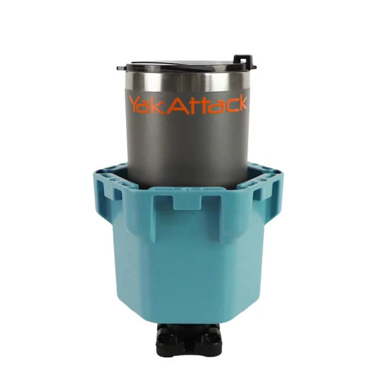 YakAttack Cup Holder Pro, Jetty Blue Kayak Fishing Accessory – Image 1