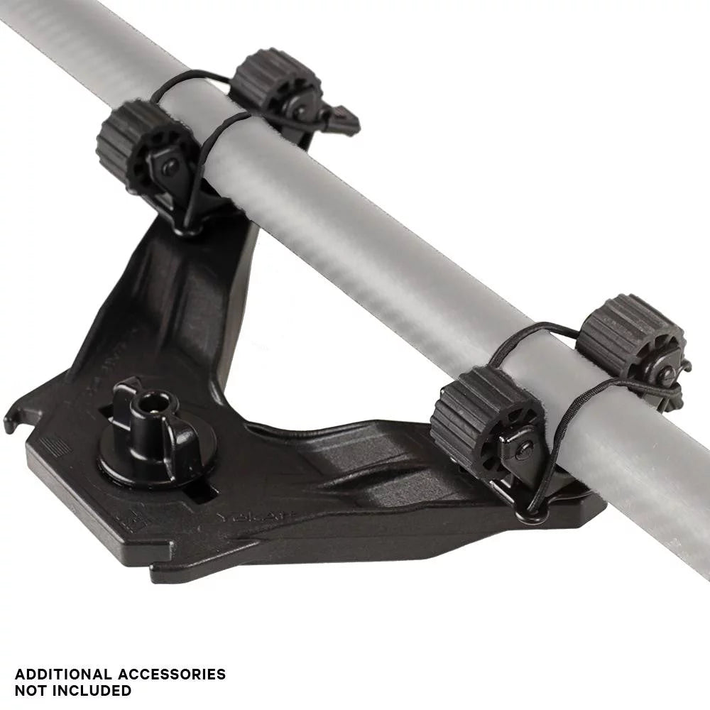 YakAttack DoubleHeader with Dual RotoGrip Paddle Holders Kayak Deck Rigging – Image 1