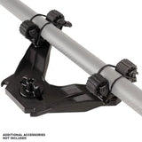 YakAttack DoubleHeader with Dual RotoGrip Paddle Holders Kayak Deck Rigging – Image 1