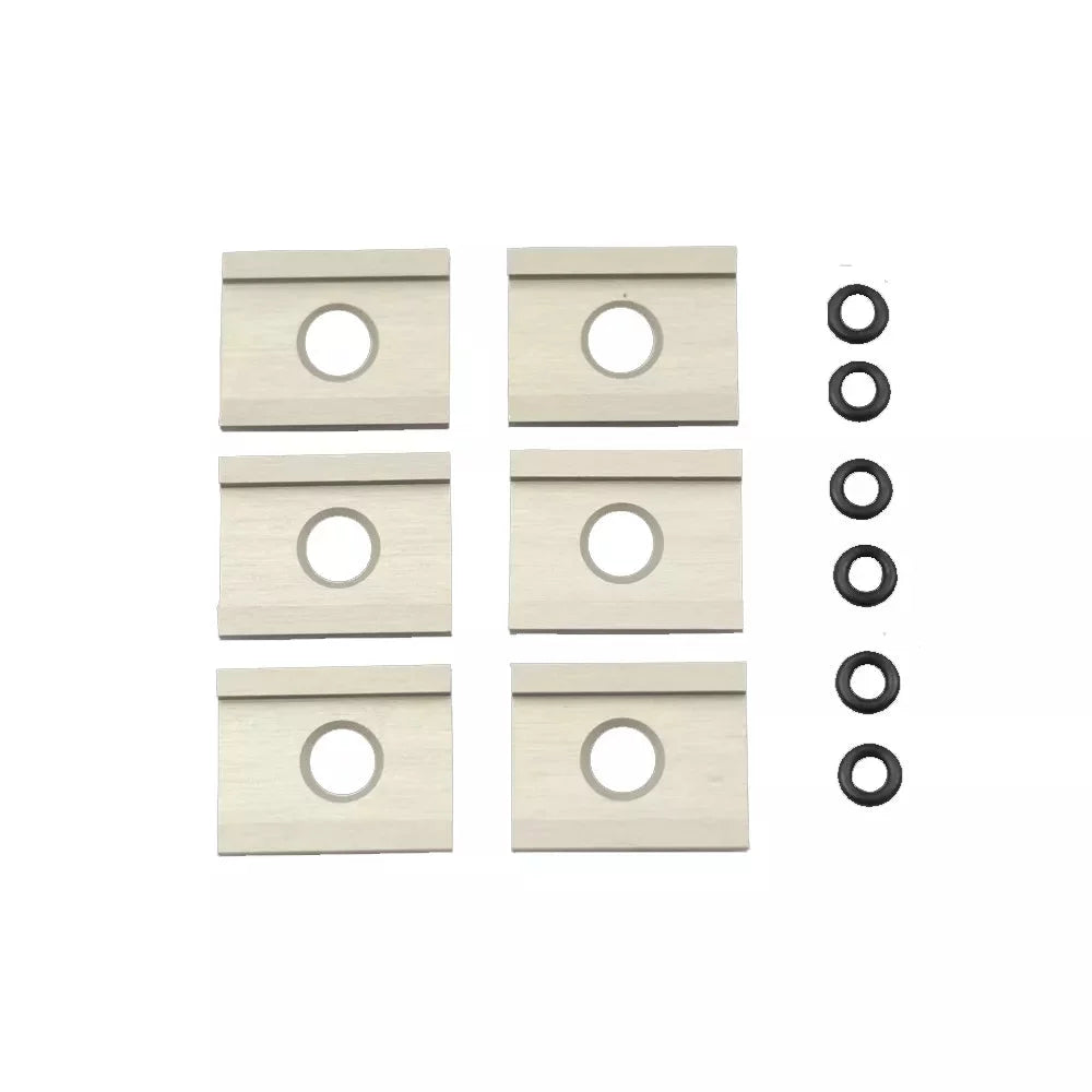 YakAttack FeelFree UniTrack Adapter Plates (6 Pack) Kayak Hardware – Image 1
