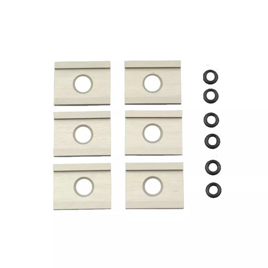 YakAttack FeelFree UniTrack Adapter Plates (6 Pack) Kayak Hardware – Image 1