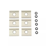 YakAttack FeelFree UniTrack Adapter Plates (6 Pack) Kayak Hardware – Image 1