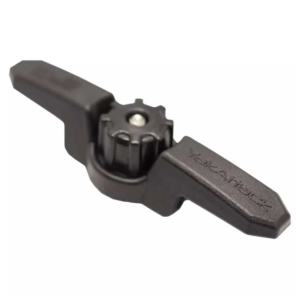 YakAttack Geartrac Cleat XL Track Mount Black Kayak Deck Rigging – Image 1