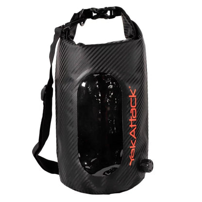 YakAttack HD Roll-Top Drybag with Air Valve, Black Carbon Dry Bag – Image 2